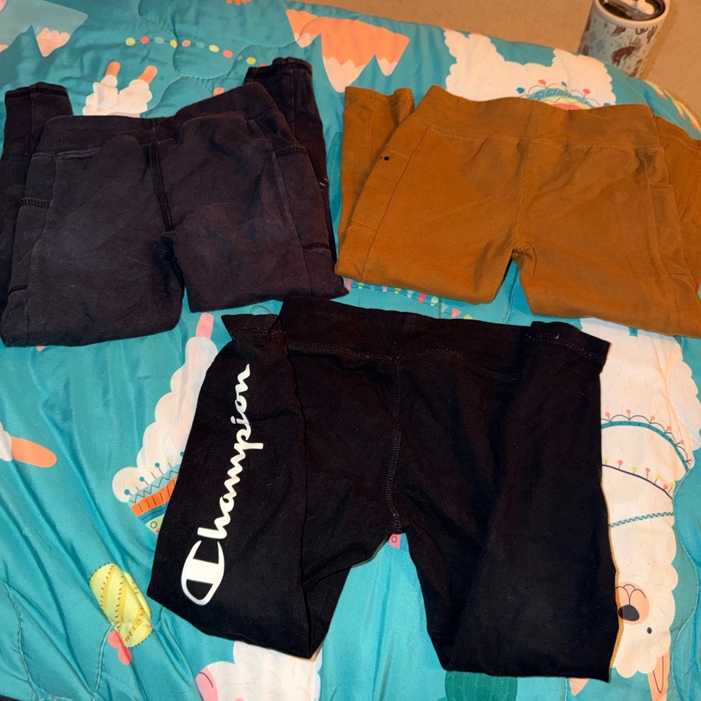Champion Kids Leggings - Black and Navy - Picture 2 of 6
